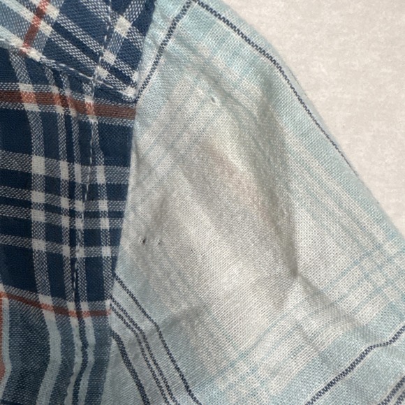 Filson Shirt S Blue Multi Plaid Button Down 100% Cotton Outdoor Workwear 20047 - Picture 5 of 6